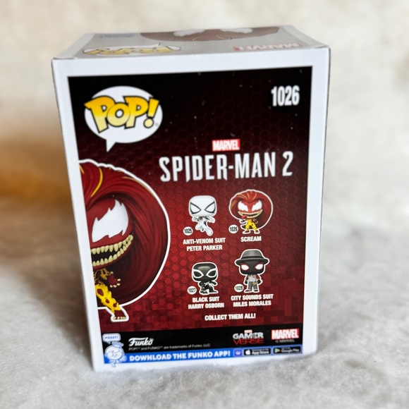 FUNKO POP! Marvel Gamerverse Spider-Man 2 - Scream (Mary Jane) Vinyl Figure- NEW - Picture 4 of 6